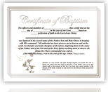 Baptism Certificate / Cilck to Purchase